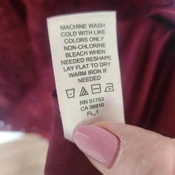 Maurices  Womens Plus Size in Red Zinfandel Double Lined Lace Dress Size XXL - Picture 13 of 15